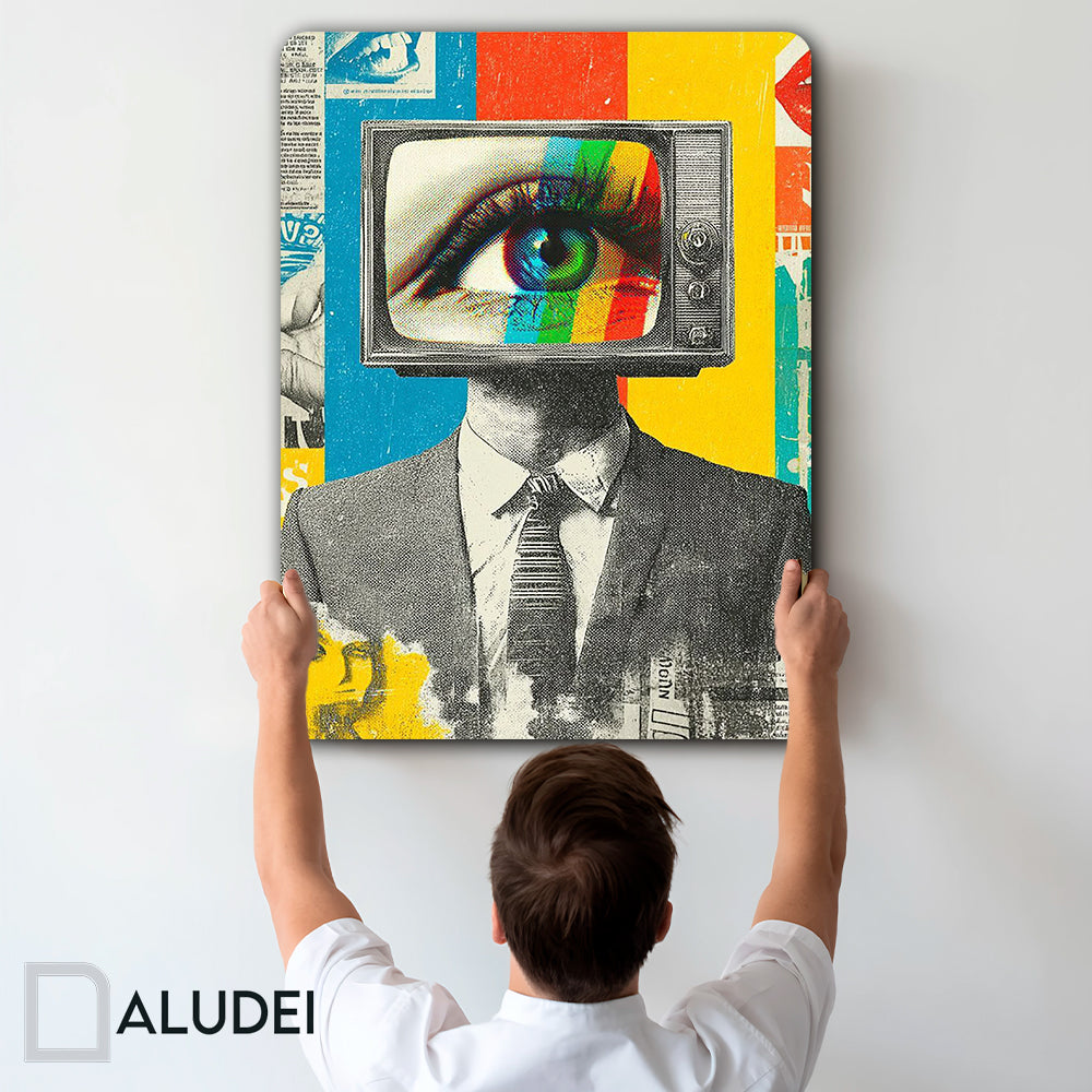 TV TE VE CUADRO DE ALUMINIO SUBLIMADO 40X60 CM
